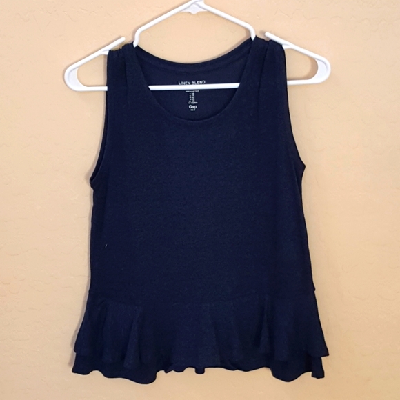 GAP Dark Blue Blouse Sleeveless - Picture 2 of 5